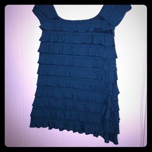 Sequence blue pullover